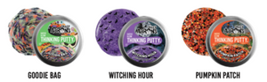 Trick or Treat Halloween Glow-in-the-Dark Mini Thinking Putty Tins