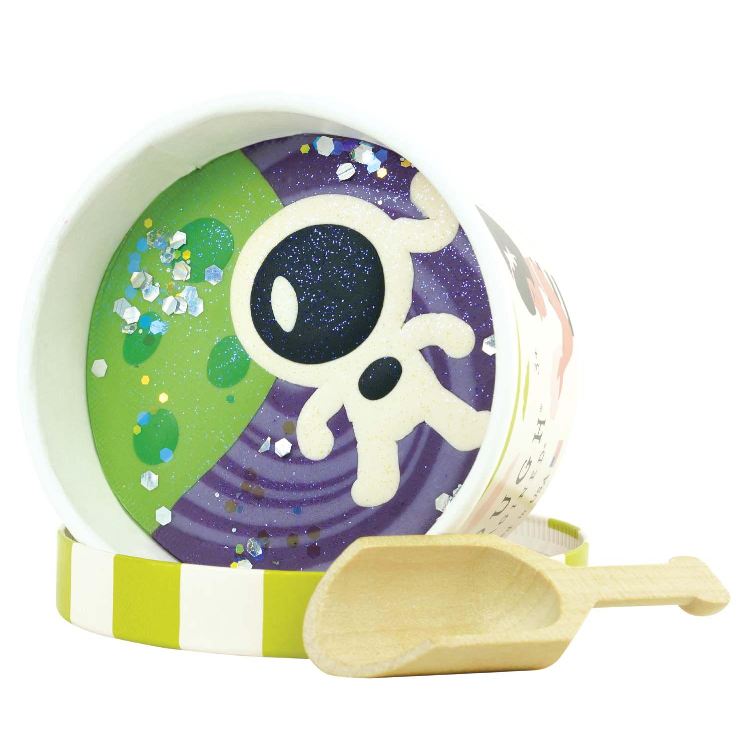 Land of Dough Moon Mission 7oz Luxe Play Dough Cup