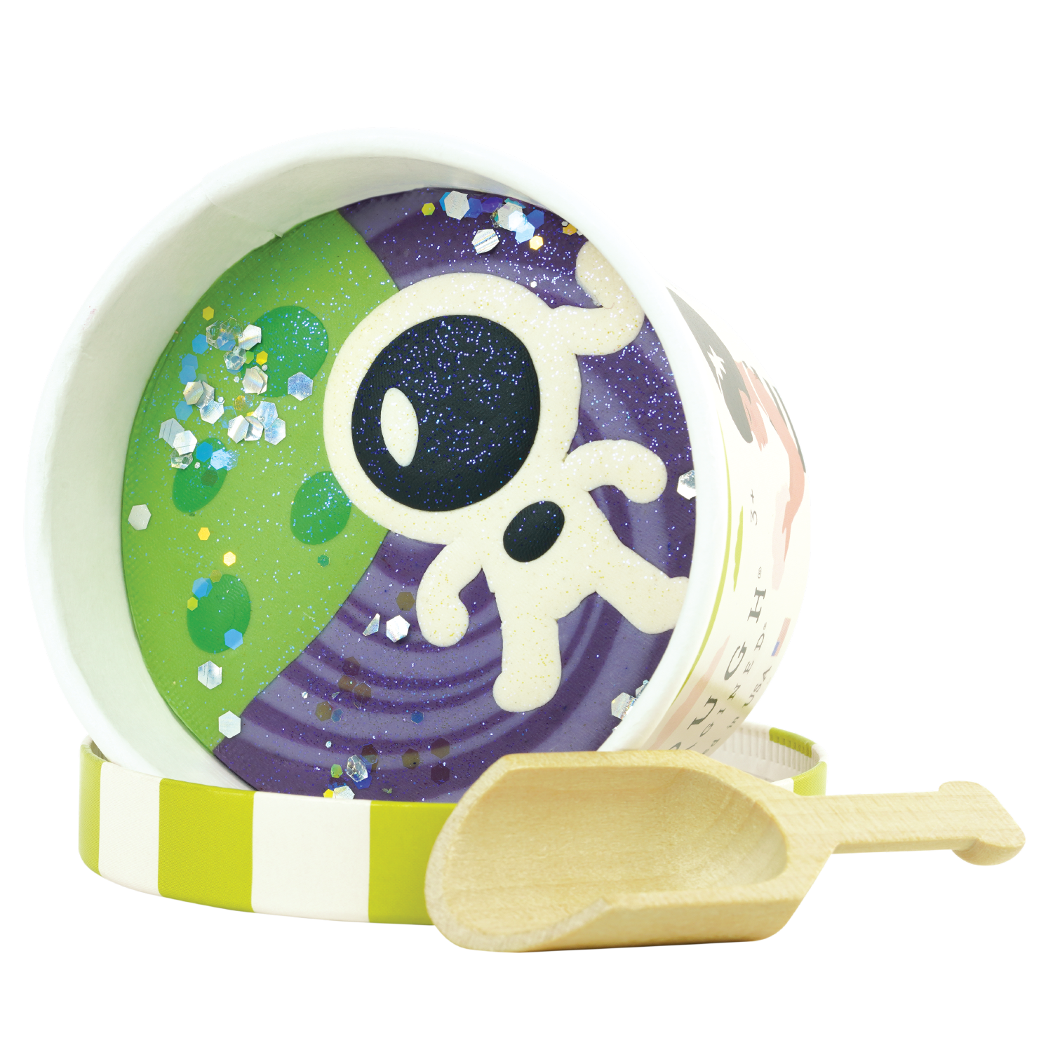 Land of Dough Moon Mission 7oz Luxe Play Dough Cup Threadfare