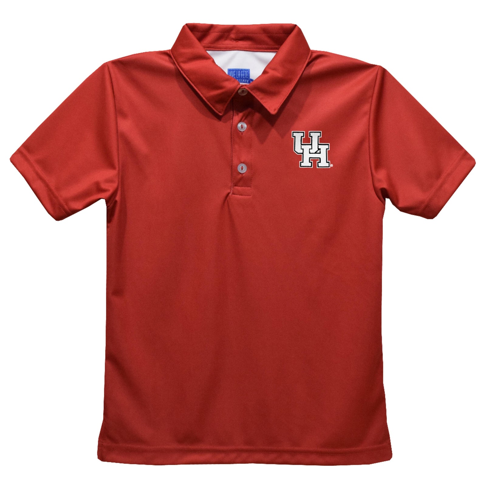 University of Houston Cougars Embroidered Short Sleeve Performance Polo Shirt