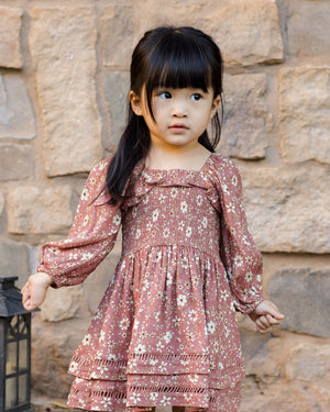 Elodie Dress | Rose Bloom