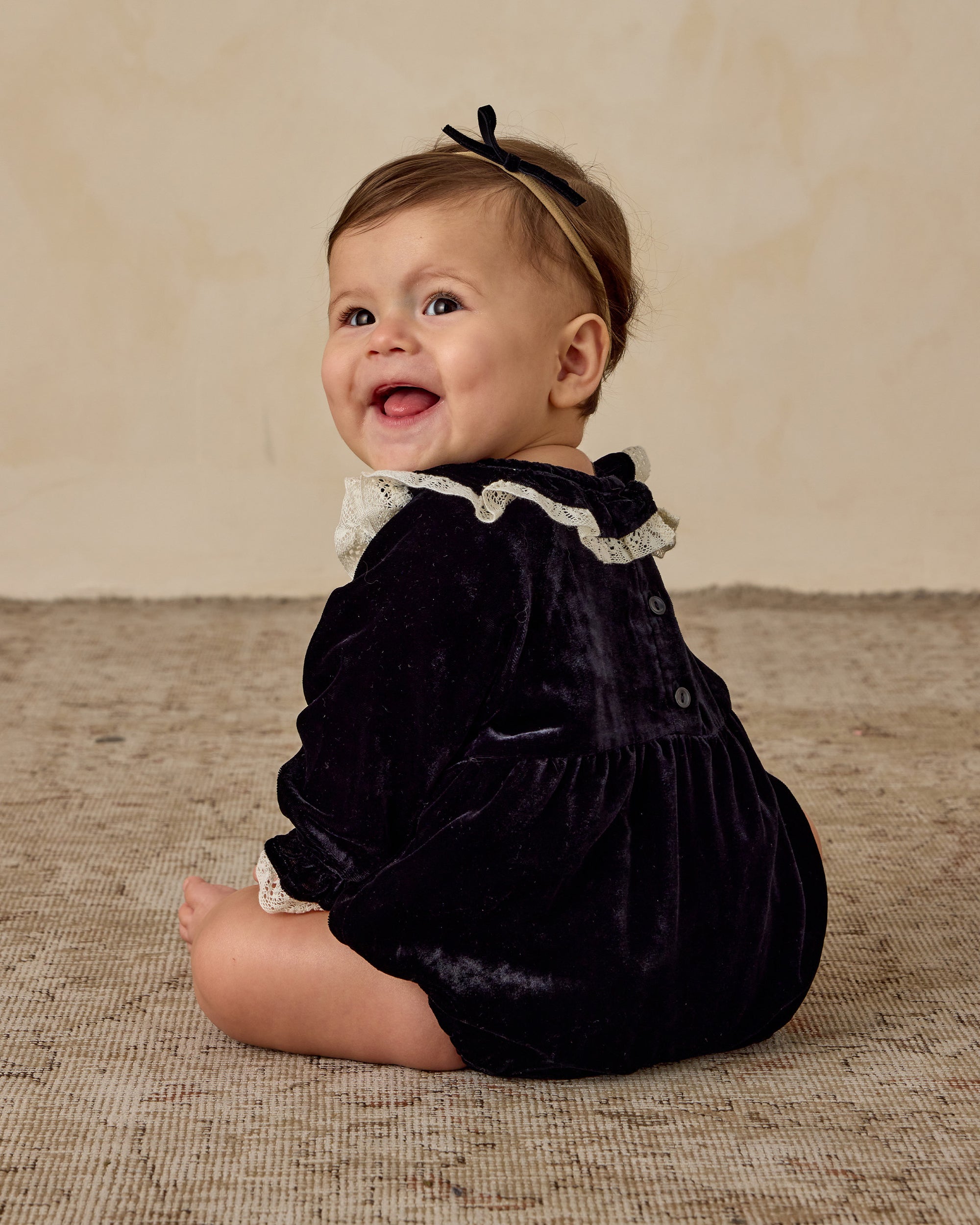 Adeline Romper | Black