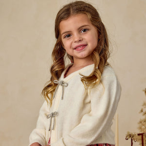 Bow Cardigan | Ivory