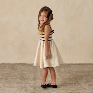 Annabelle Dress | Metallic Ivory