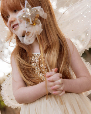 Sun Crown + Wand | Gold