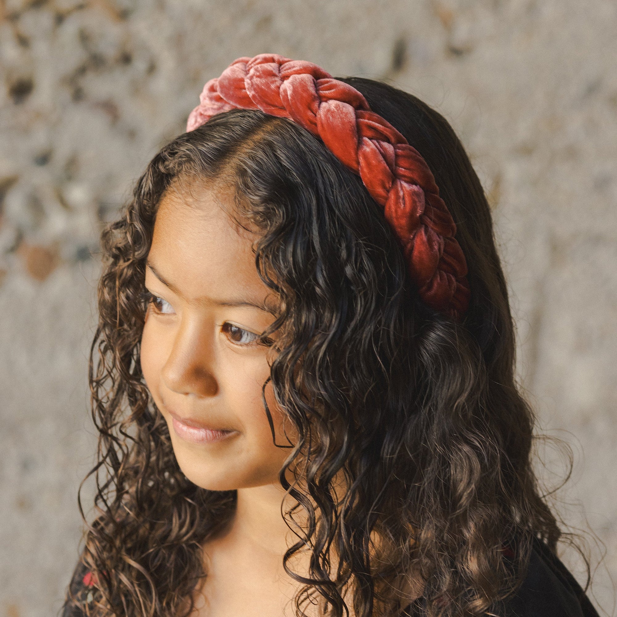 Braided Headband | Black or Ruby or Ivory