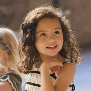 Velvet Bow | Black or Ruby or Rose