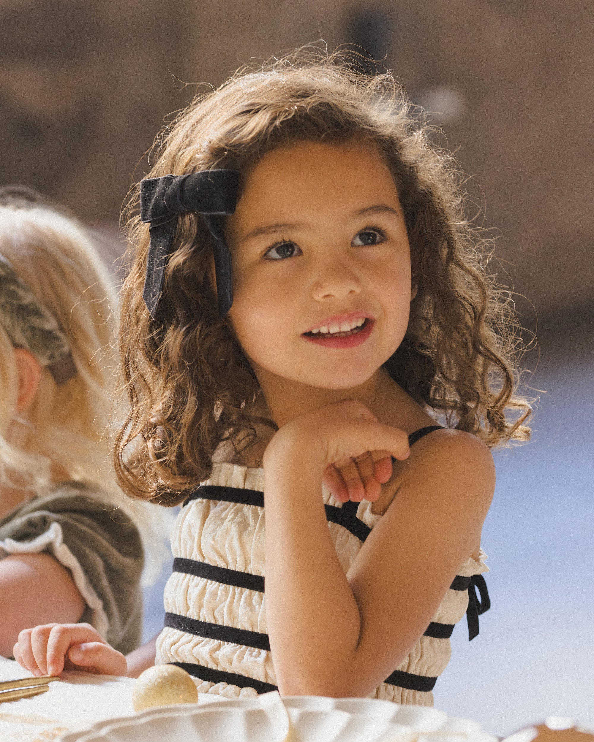 Annabelle Dress | Metallic Ivory