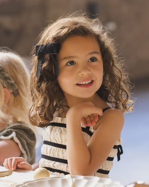 Annabelle Dress | Metallic Ivory