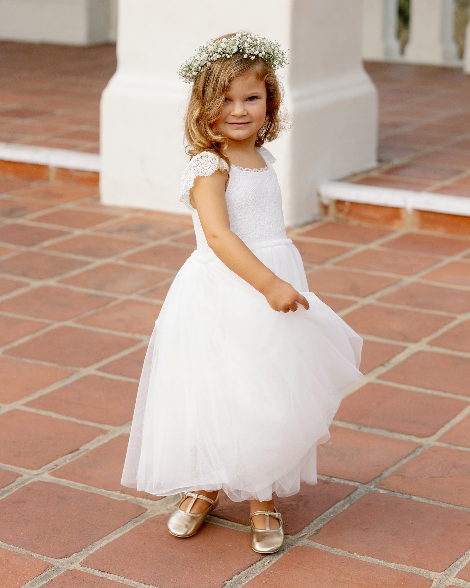 Camilla Dress | White