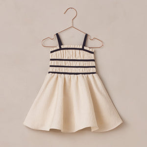 Annabelle Dress | Metallic Ivory