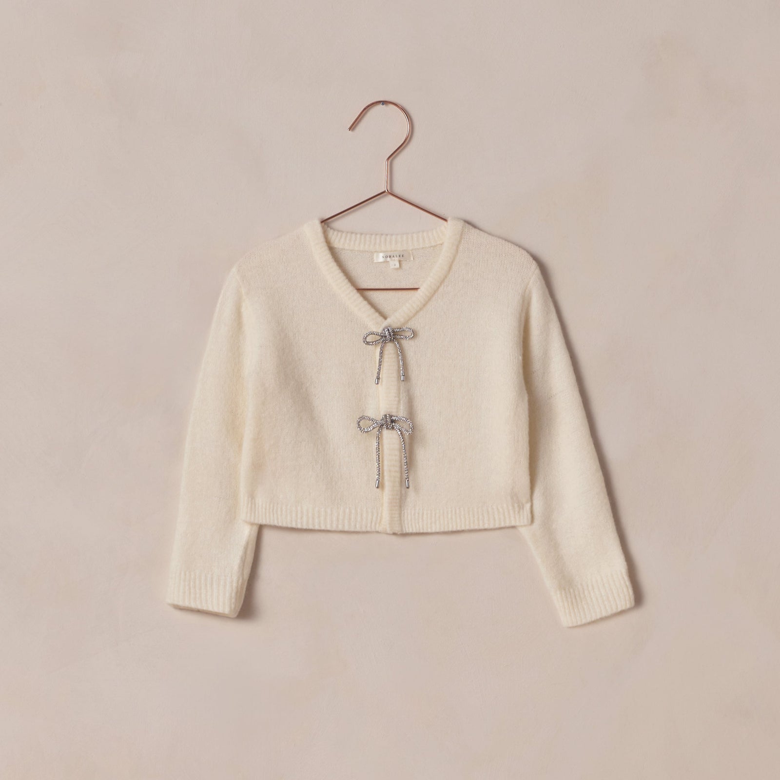 Bow Cardigan | Ivory