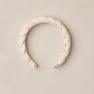 Braided Headband | Black or Ruby or Ivory