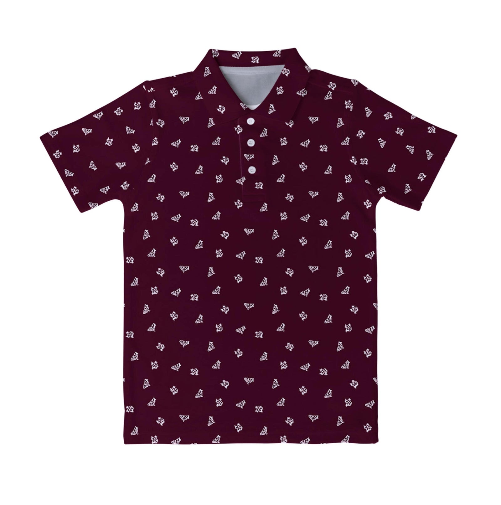 Texas A&M Aggies Logo Short Sleeve Performance Polo Shirt