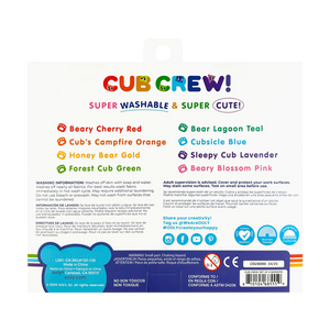 Cub Crew Washable Markers | Set of 8