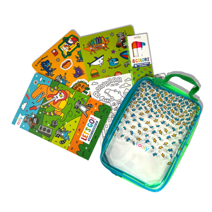 Let's Go! Activity & Coloring Kit | Robo Dinos