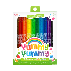 Yummy Yummy Sweet Scents Twist-Up Crayons | Set of 10