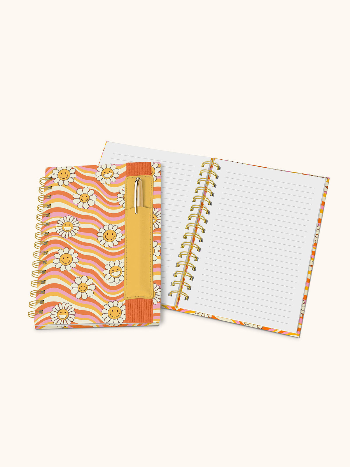 Waves of Melody | Oliver Notebook with Pen Pocket