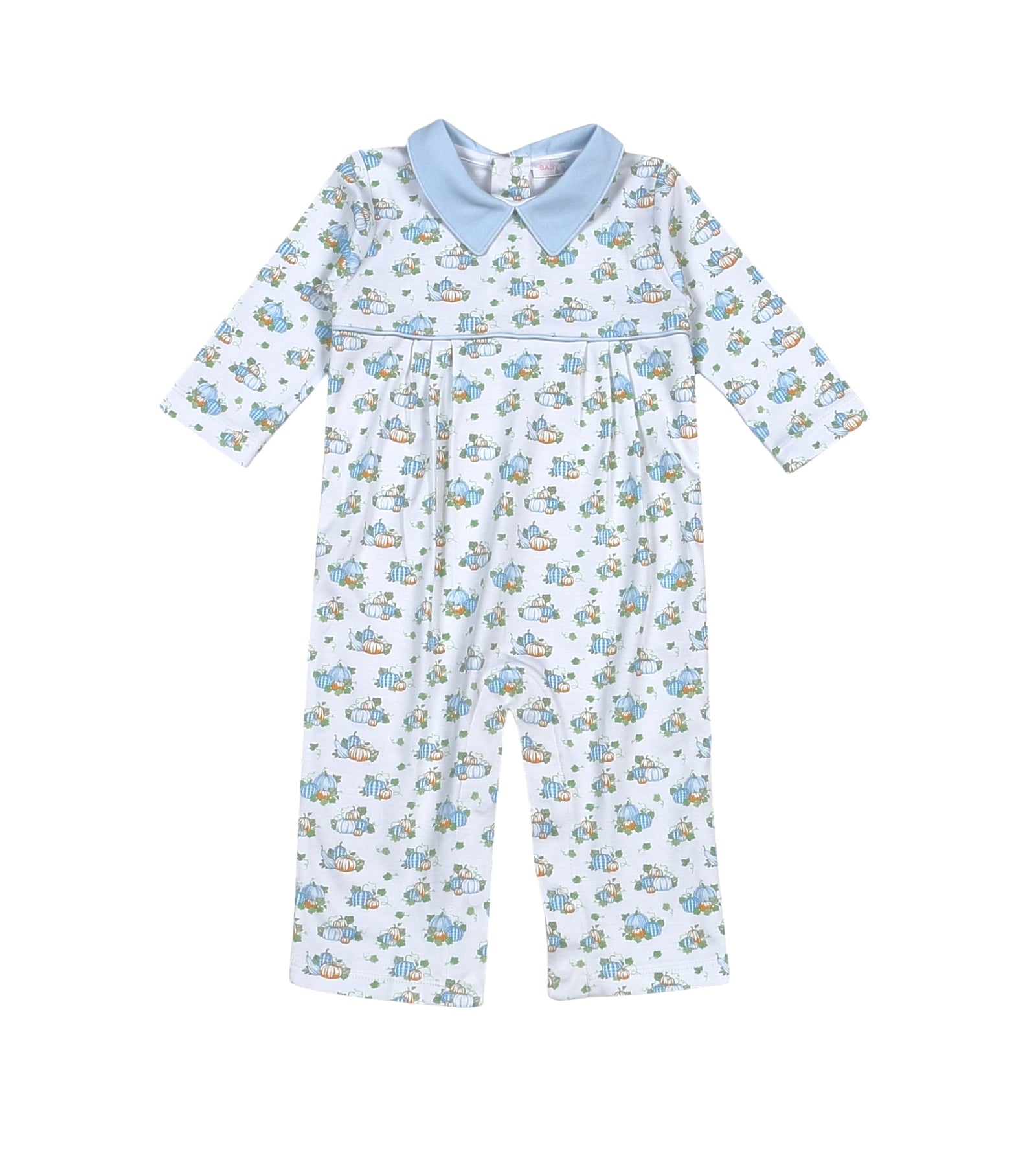 Blue Pumpkins Pima Romper
