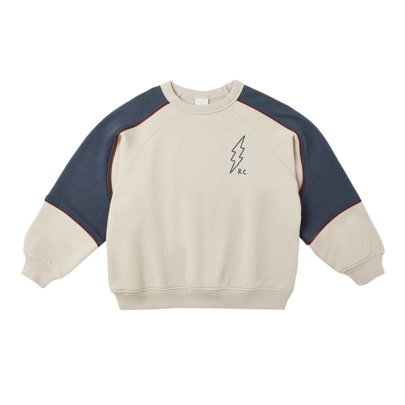 Paneled Sweatshirt | Stone