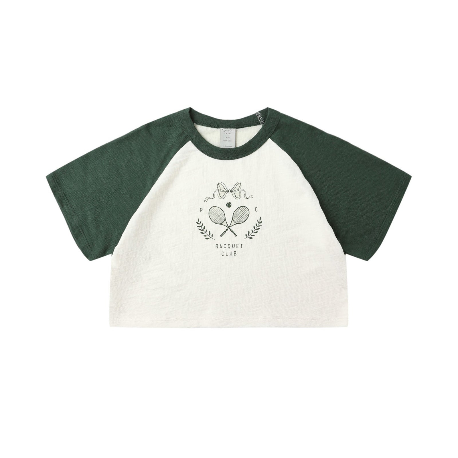 Raglan Crop Tee | Racquet Club