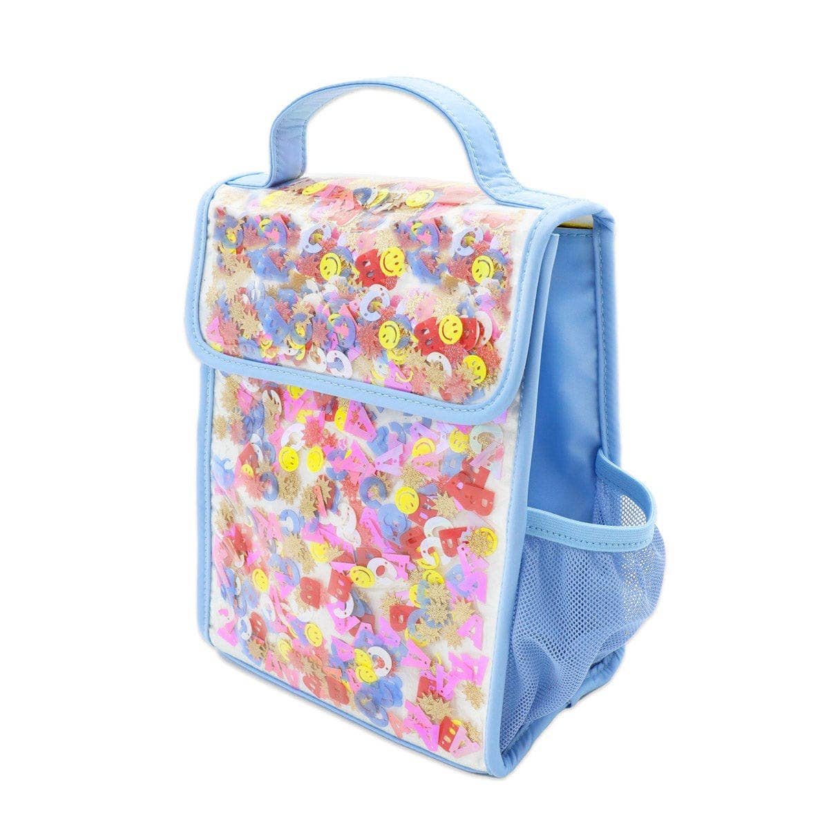 Little Letters Confetti Insulated Lunch Bag