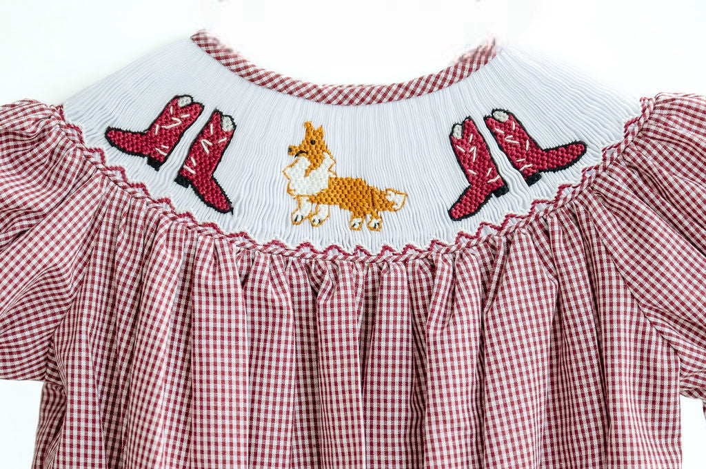 Welcome to College Station Helen Smocked Dress