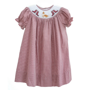 Welcome to College Station Helen Smocked Dress