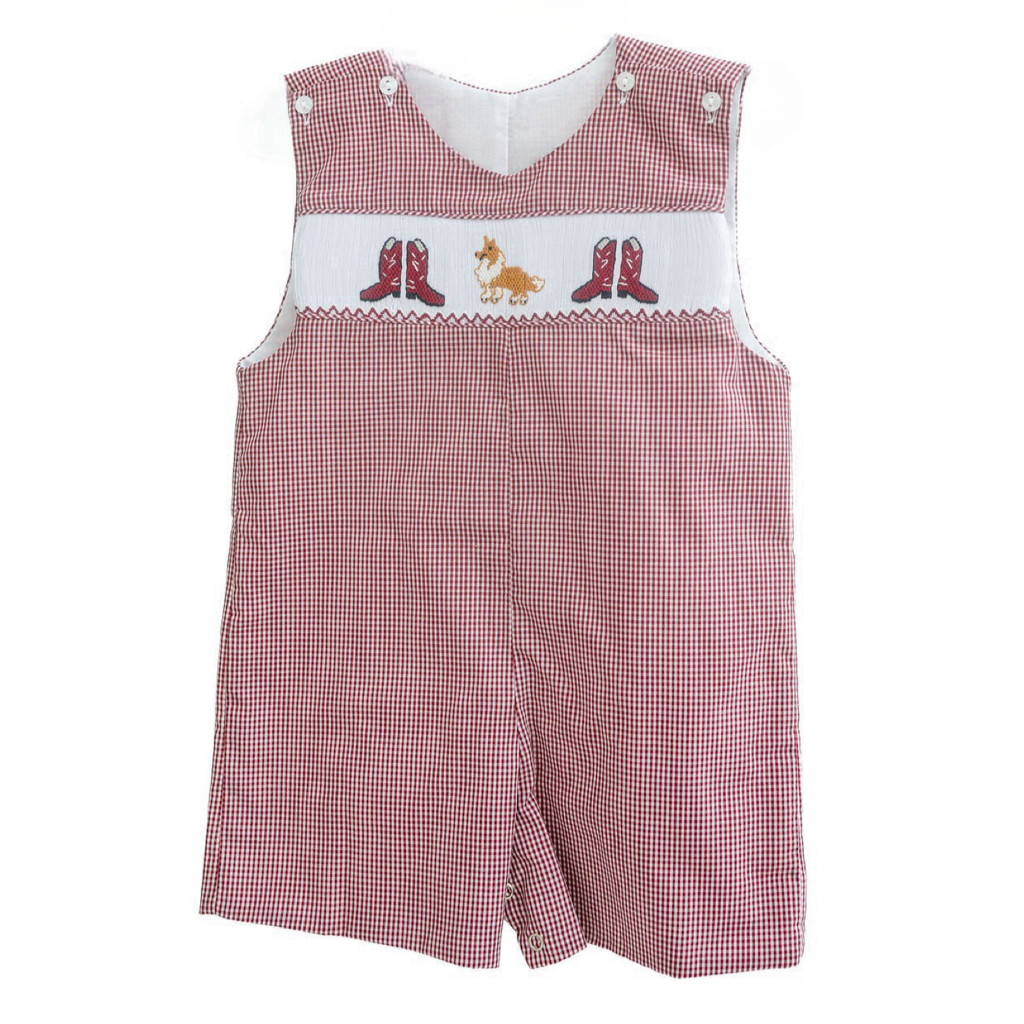 Welcome to College Station Benjamin Smocked Jon Jon