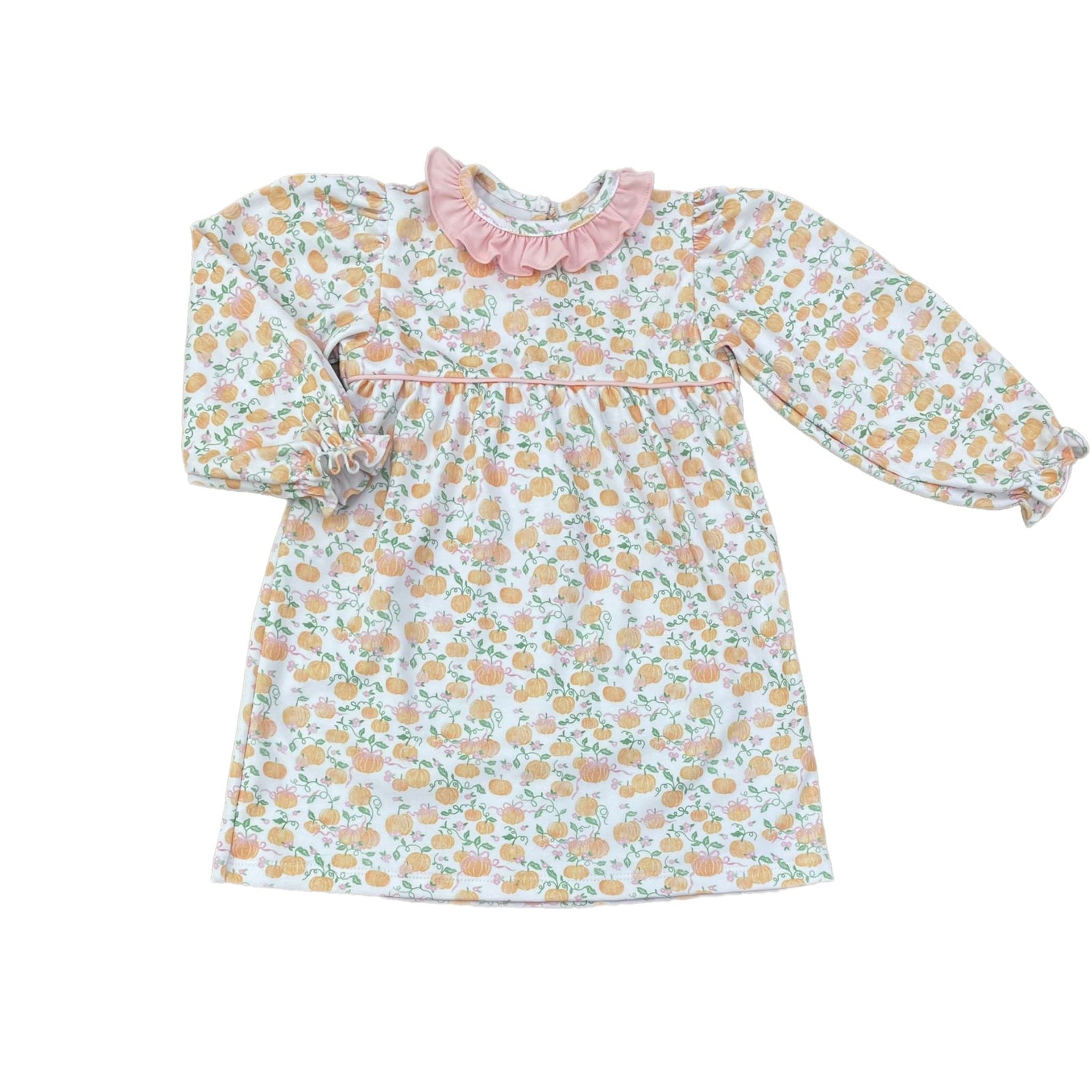 Long Sleeve Knit Pumpkin Dress