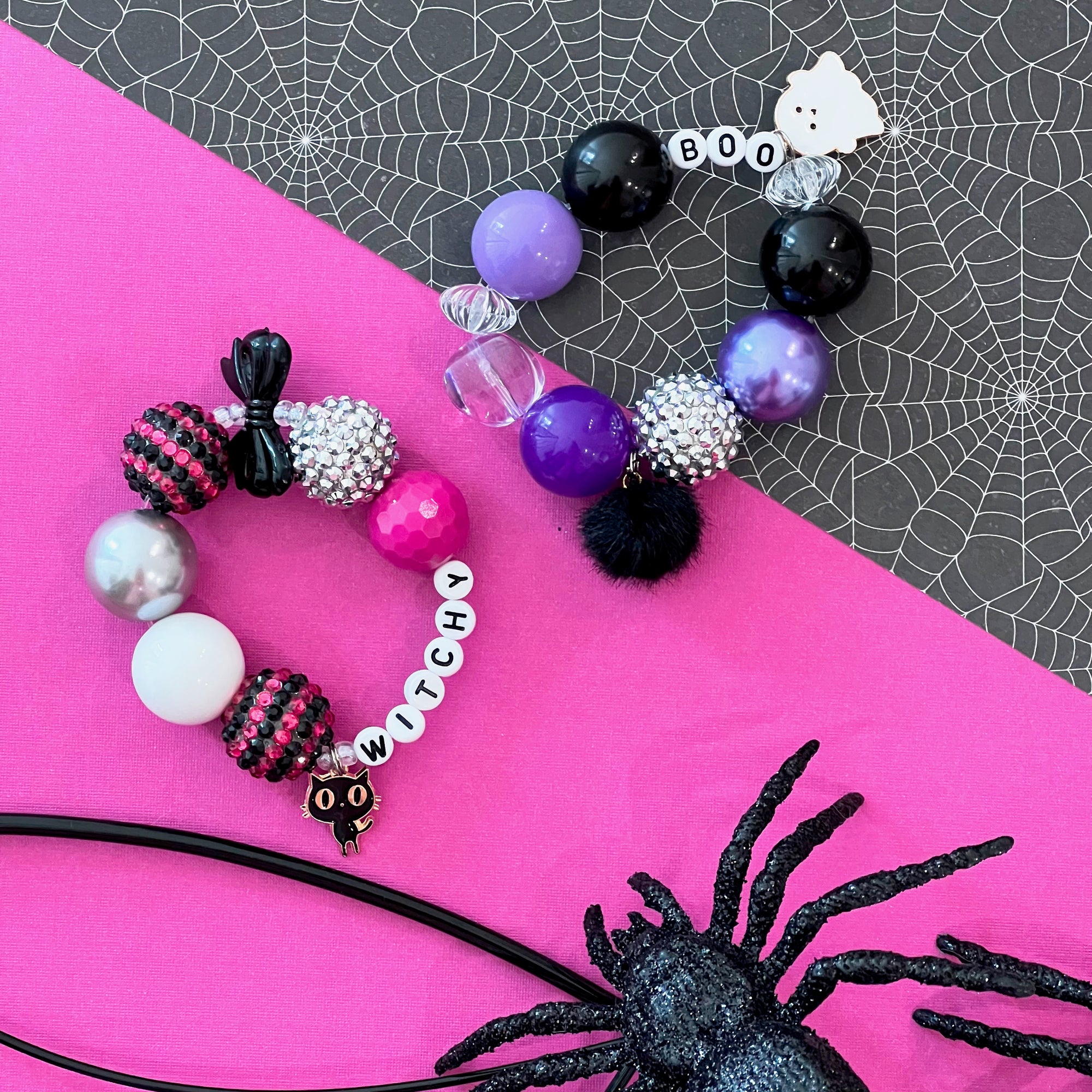 Halloween Charm Bracelet | Witchy -or- Boo