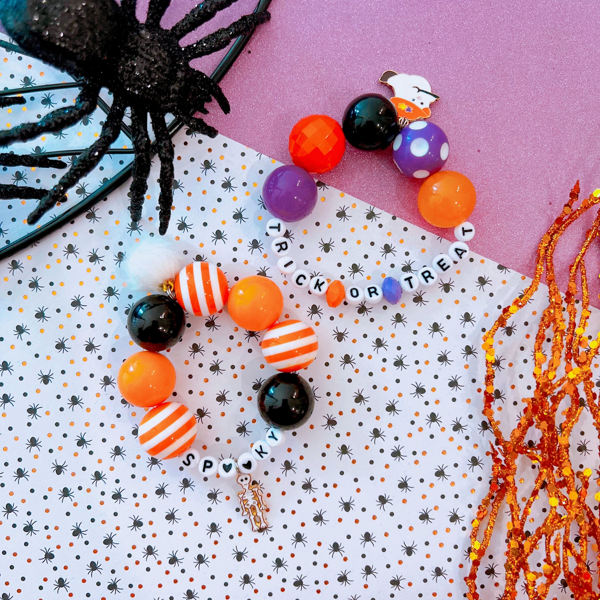 Halloween Charm Bracelet | Trick-or-Treat OR Spooky