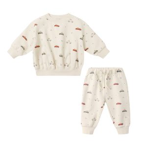 Relaxed Fleece Sweat Set | Cars