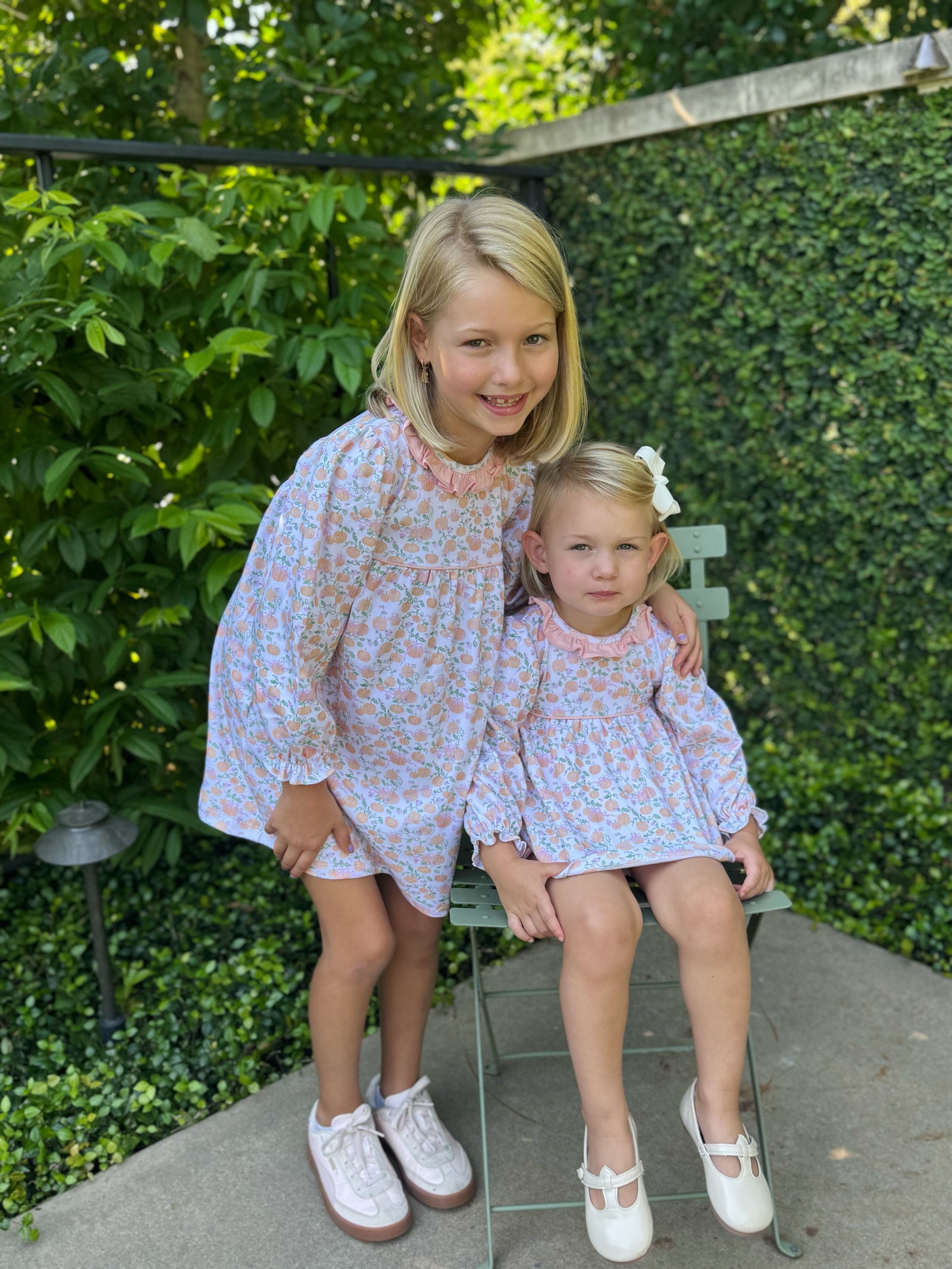 Long Sleeve Knit Pumpkin Dress