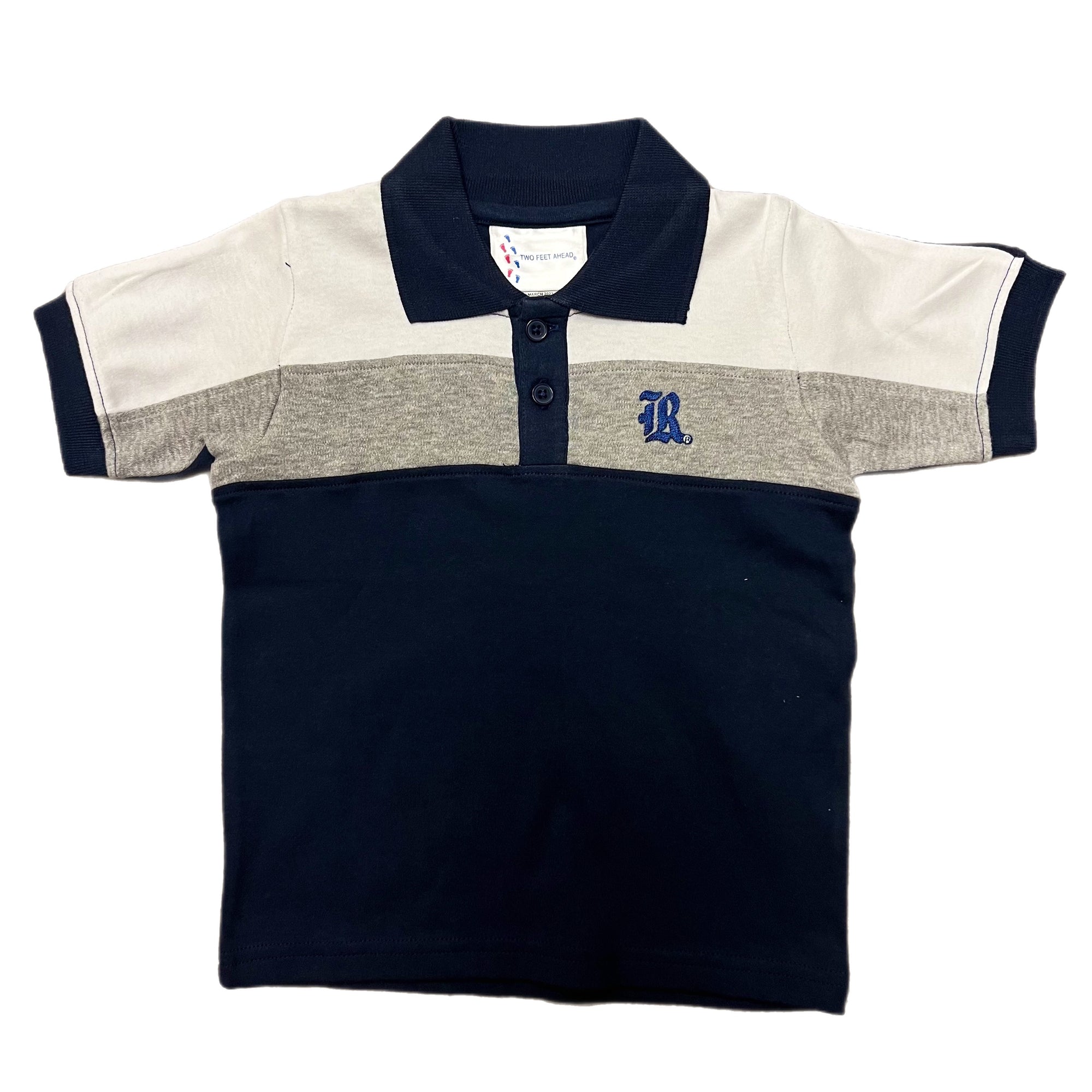 Color Block Polo Shirt | Rice University Navy