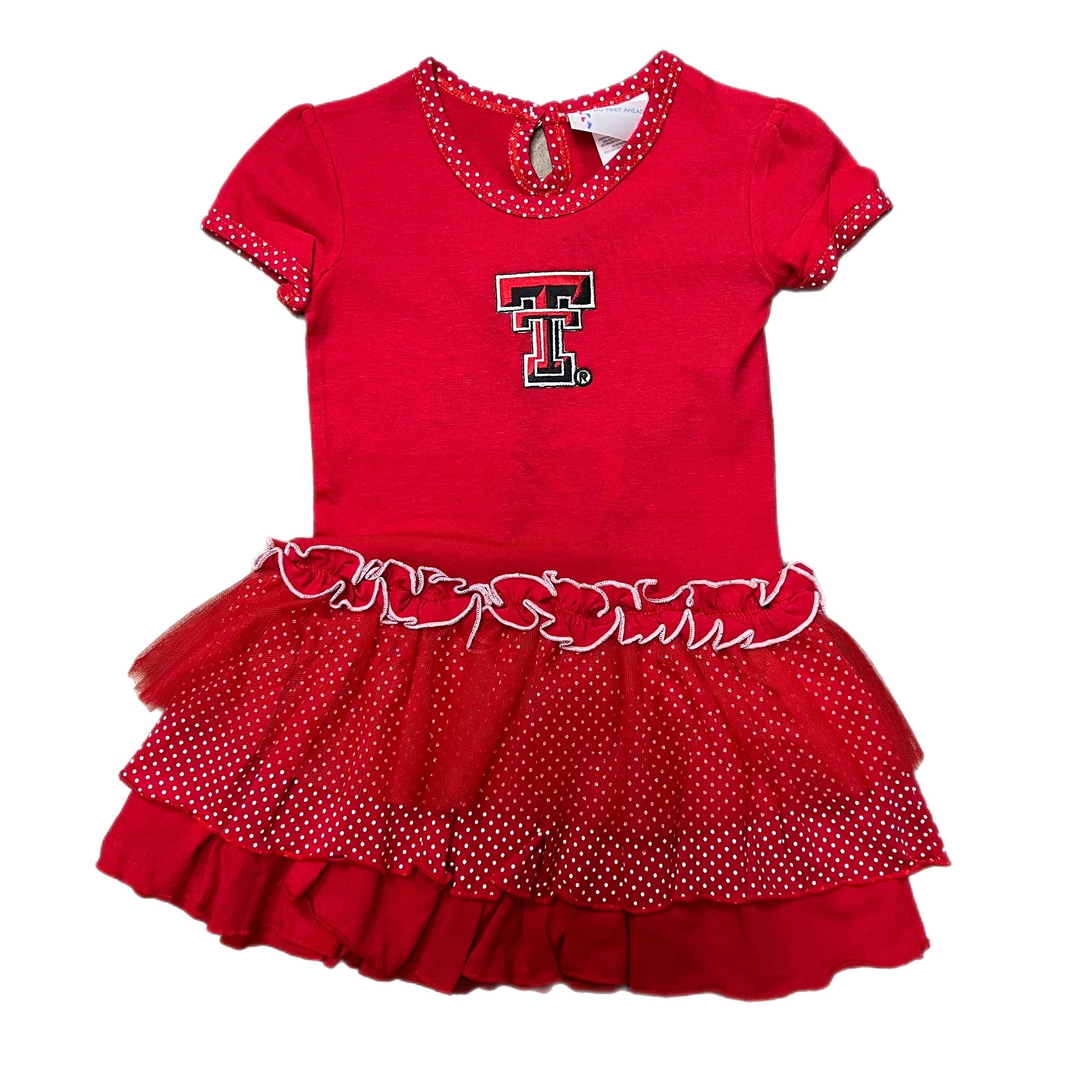 Pin Dot Tutu Dress | Texas Tech Red
