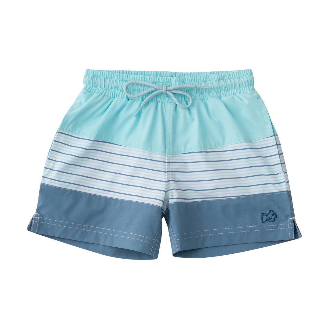 Waterspout Green and Multi Stripe Colorblock