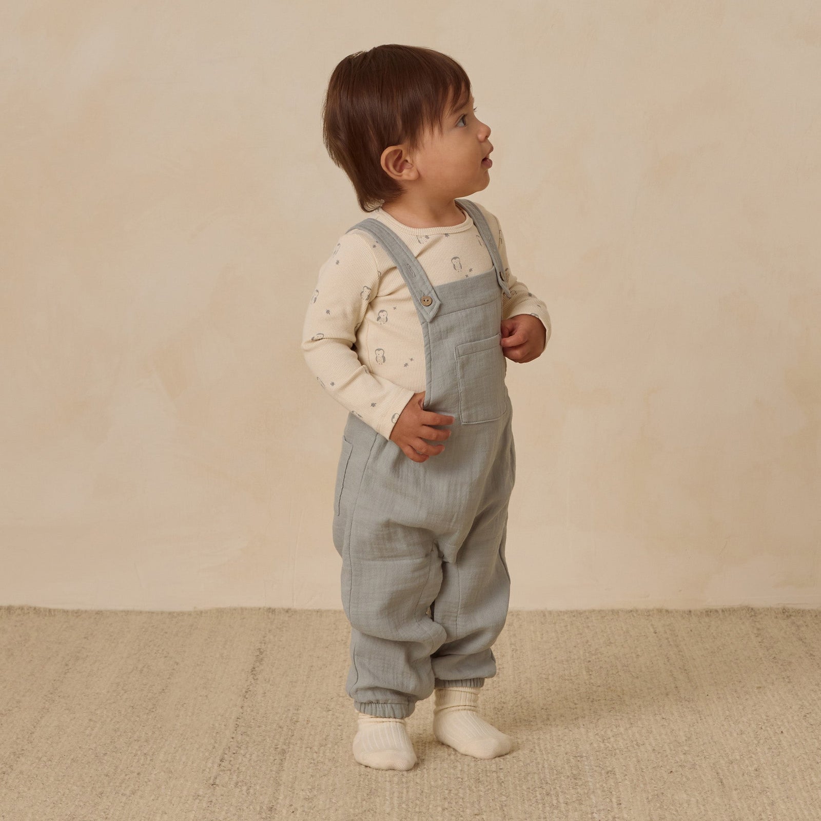 Baby Overall | Steel Blue
