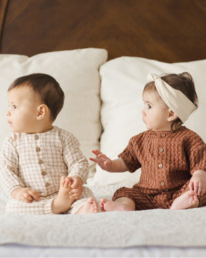 Woven Jumpsuit | Cedar Check