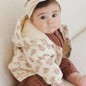 Hooded Woven Jacket | Daylily