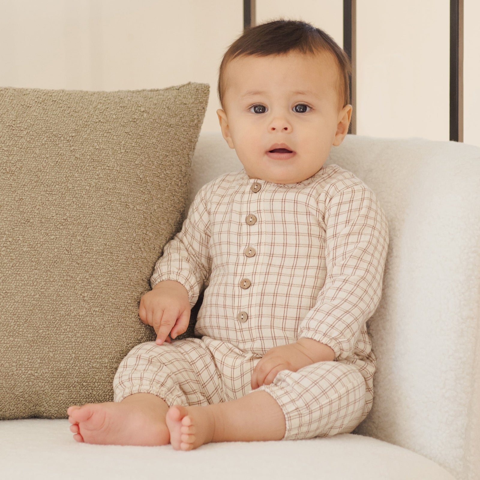 Woven Jumpsuit | Cedar Check