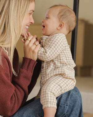 Woven Jumpsuit | Cedar Check