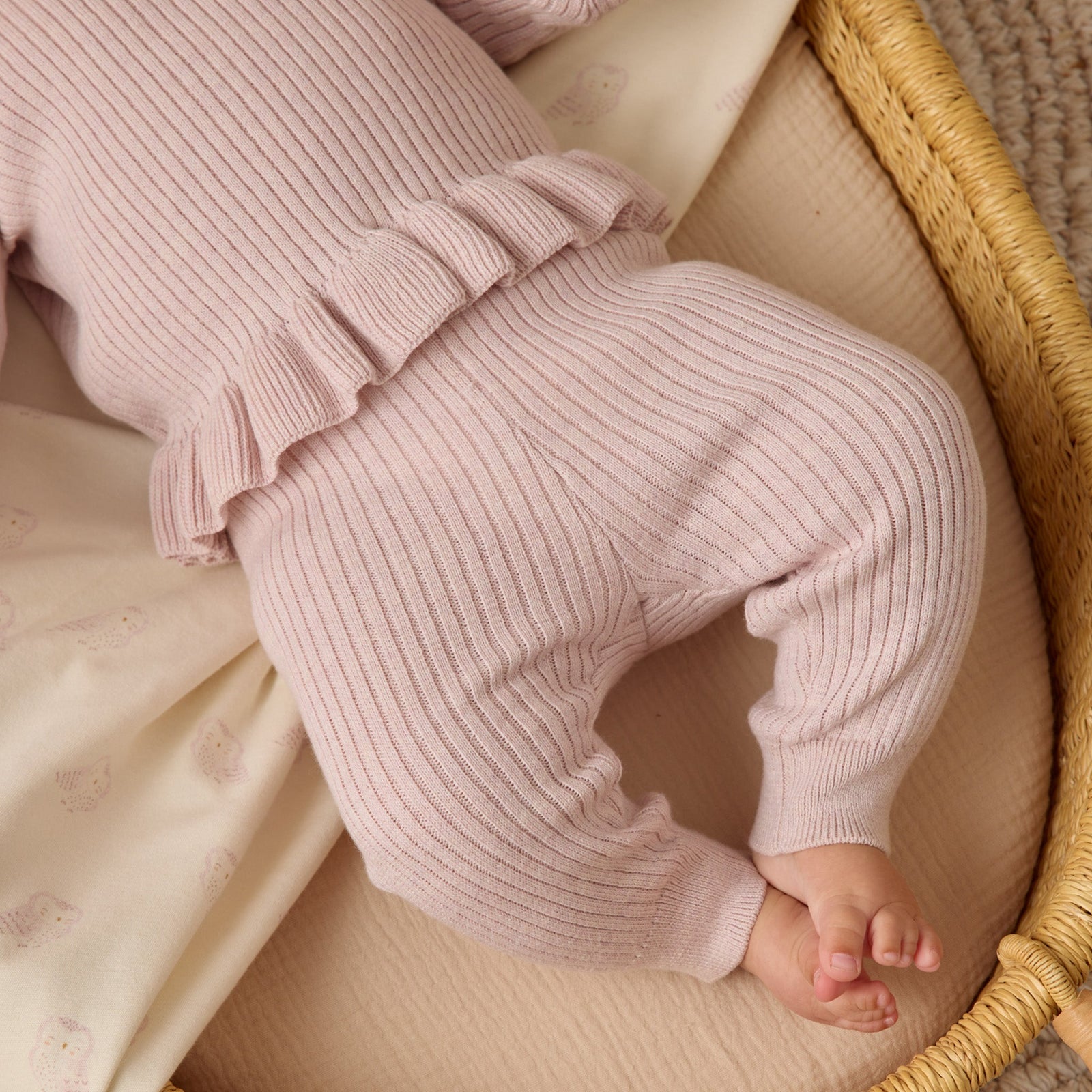 Rib Knit Legging | Lilac