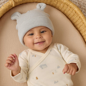 Baby Bear Beanie | Ice Blue