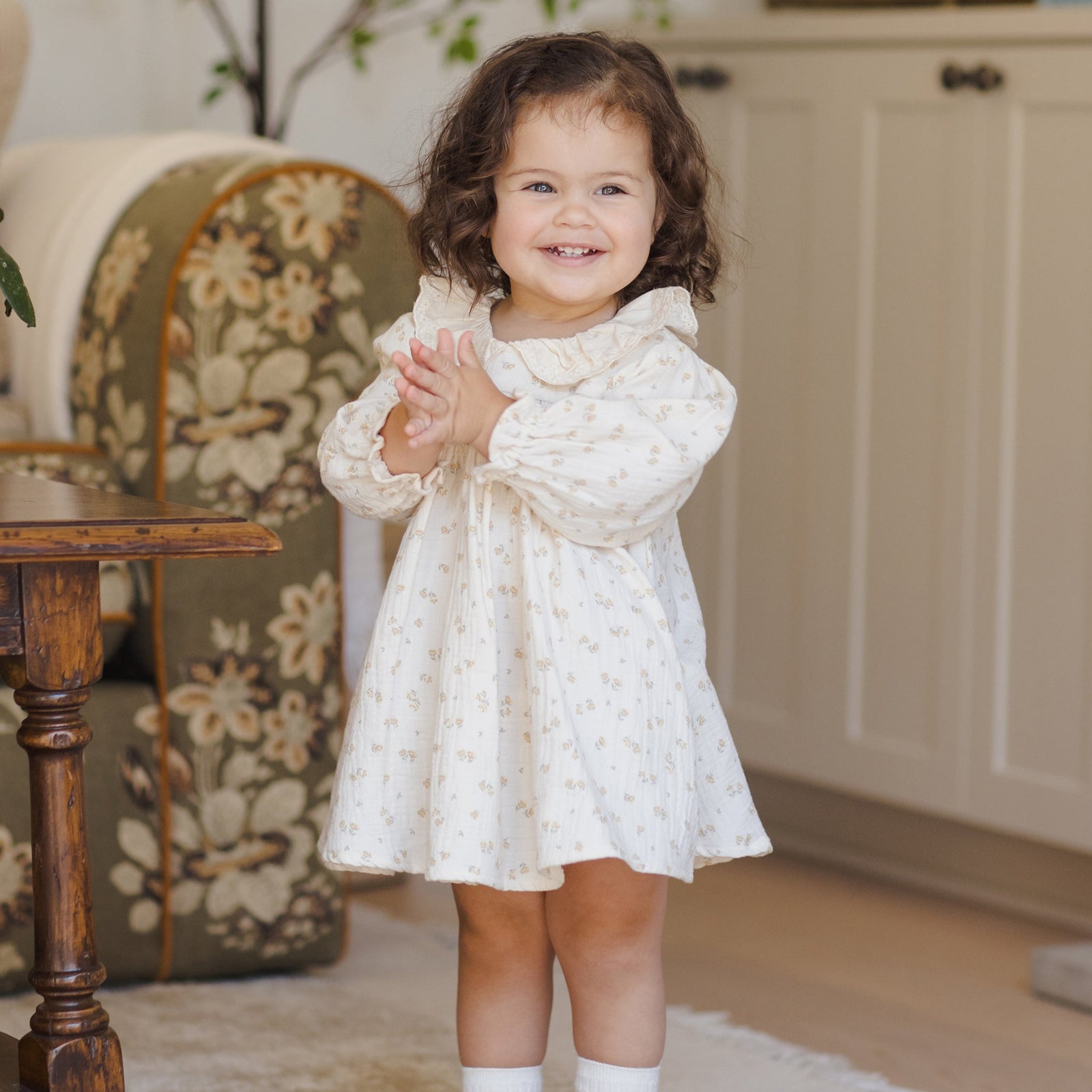 Callie Dress | Golden Floral