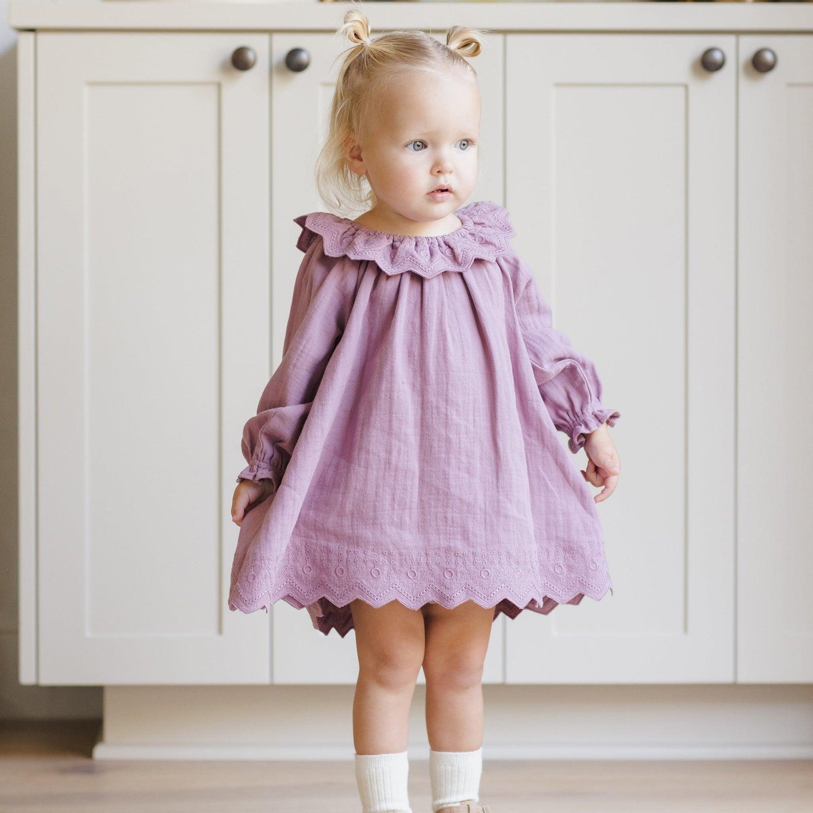 Long Sleeve Isla Dress | Mulberry