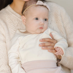 Side Snap Bodysuit + Pant Set | Snow Owls