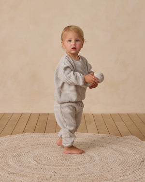 Textured Sweat Set | Frost
