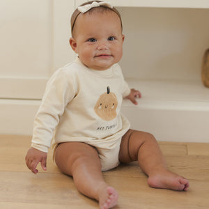 Crewneck Bubble Romper | Pumpkin