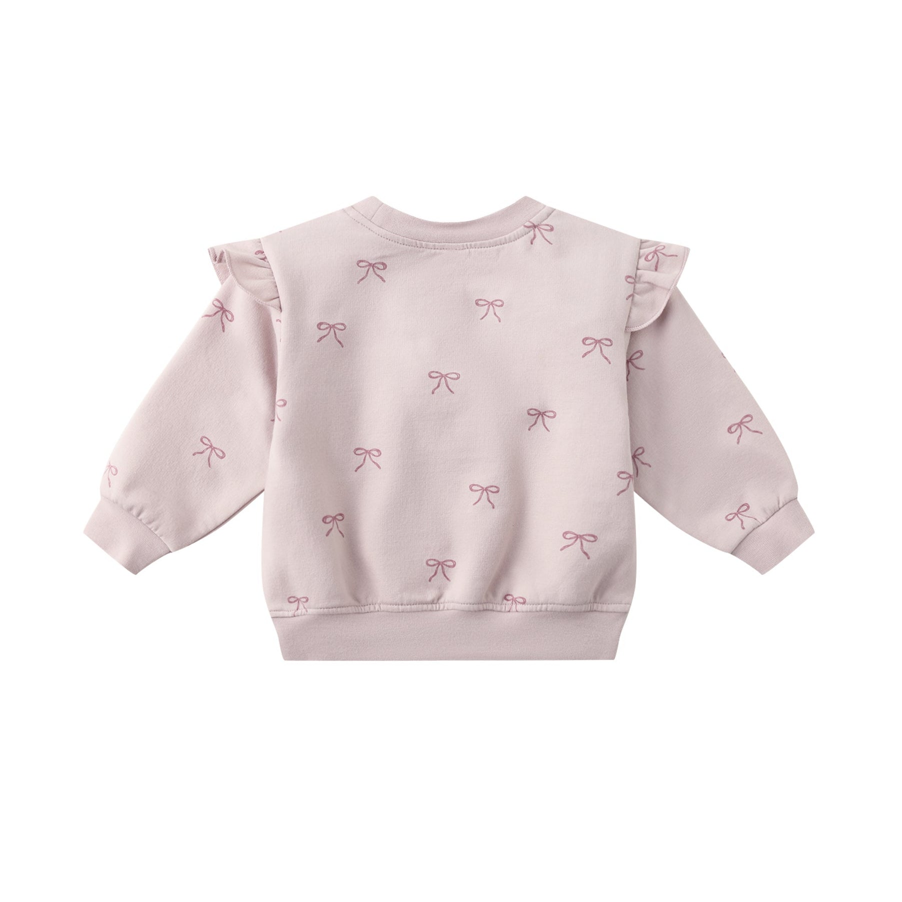 Ruffle Fleece Sweatshirt | Bows